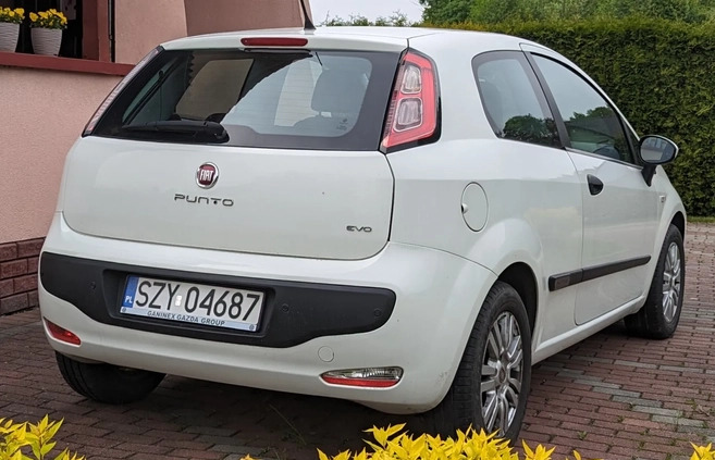 Fiat Punto Evo cena 17999 przebieg: 107000, rok produkcji 2011 z Katowice małe 137